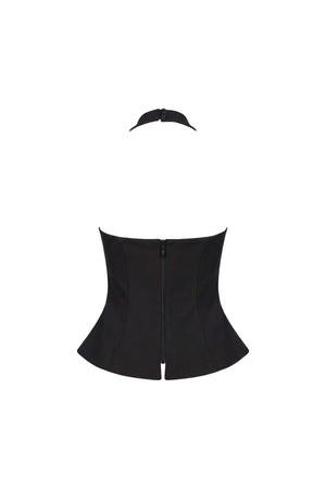 Adriana Halter Peplum Top 501559 NEG