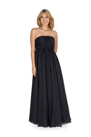 Lilith Tulle Maxi Vestido