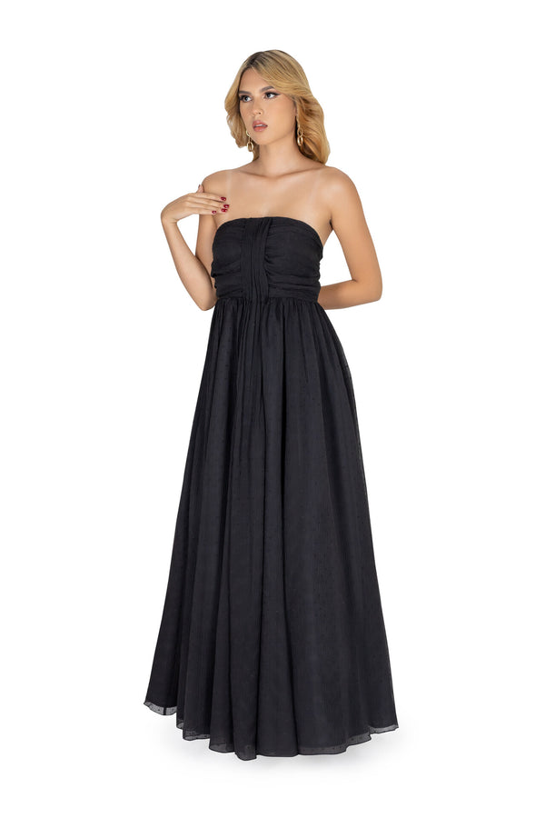 Lilith Tulle Maxi Vestido