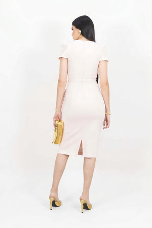 Genesis Square-Neck Vestido