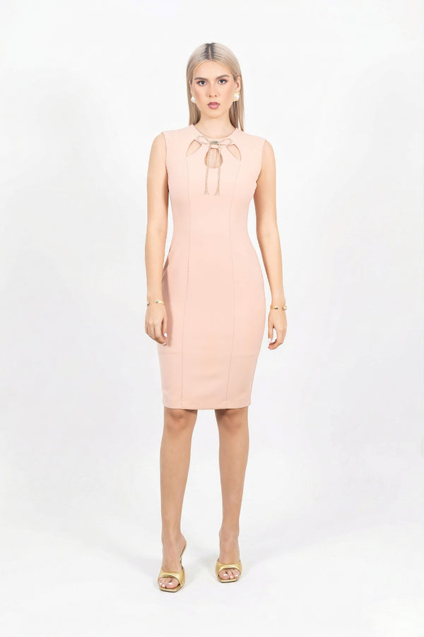 Aylin Crystal Bow Vestido