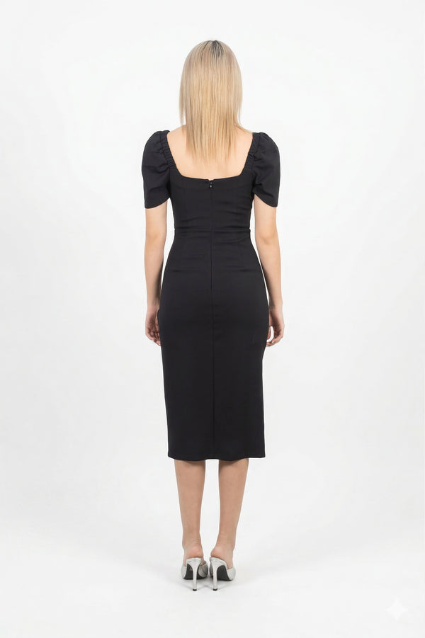 Payton Crystal Drape Vestido