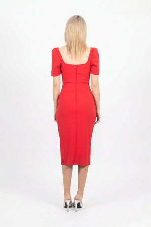 Payton Crystal Drape Vestido