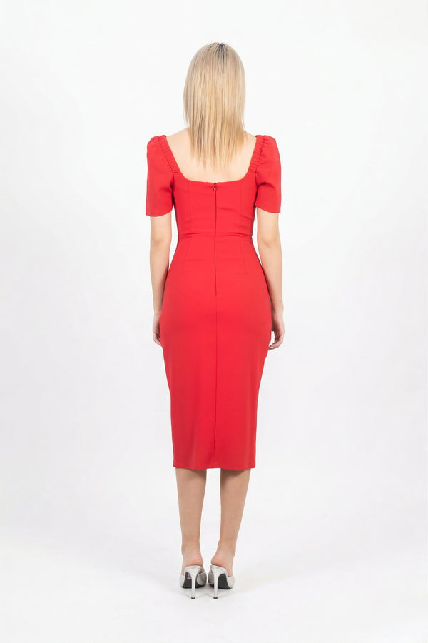Payton Crystal Drape Vestido