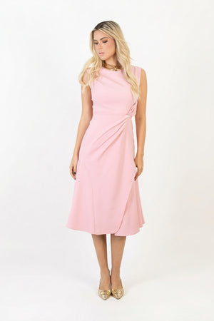 Felicity Knotted Midi Vestido