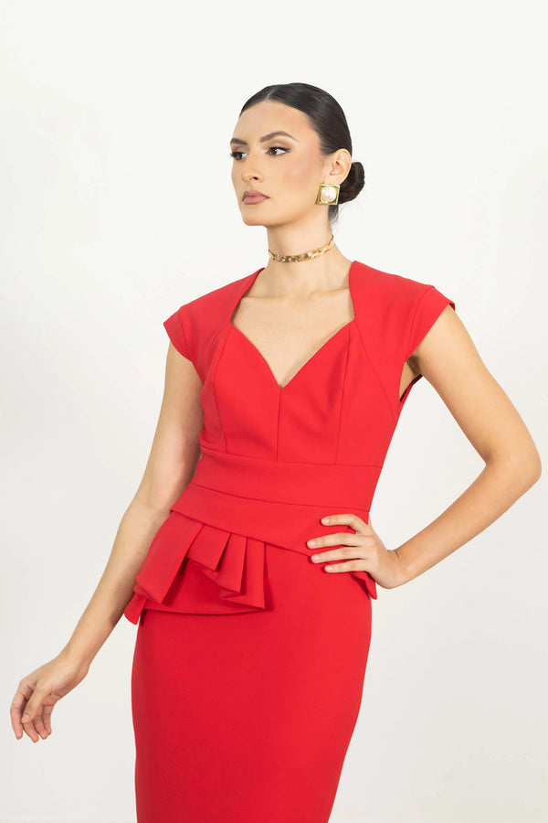 Vestido - 526040 - ROJ
