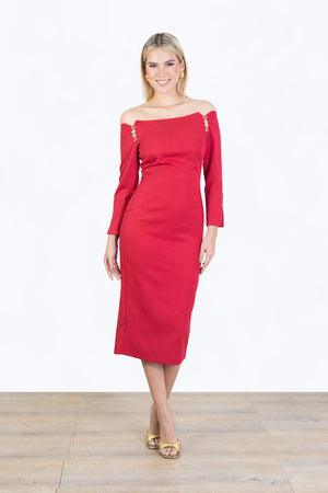 Vestido - 526045 - ROJ