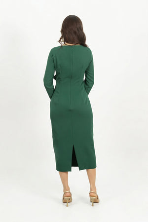 Belen 3D Rosette Vestido