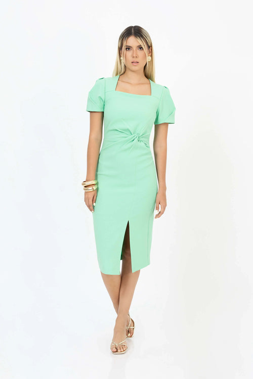 *Rowan Knotted Midi Vestido 526049 PIS