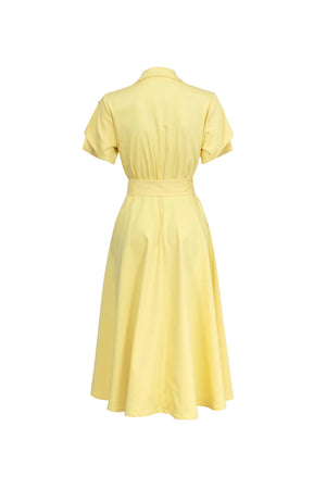 Skye Trench Midi Vestido