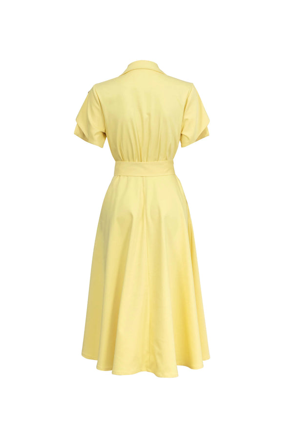 Skye Trench Midi Vestido