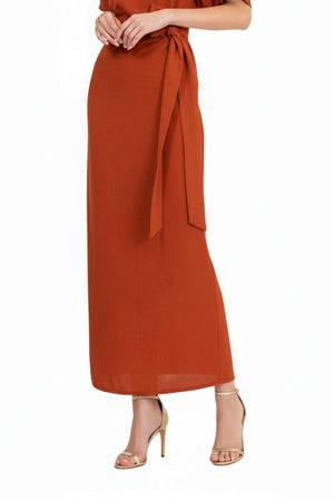 Elle Tie Midi Vestido