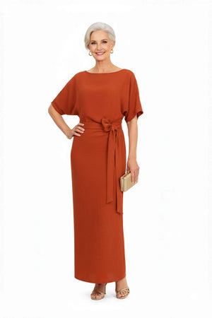 Elle Tie Midi Vestido