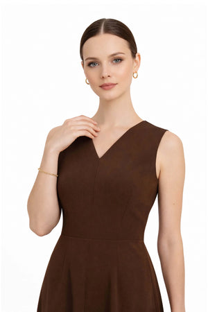 Saige V-Neck Vestido