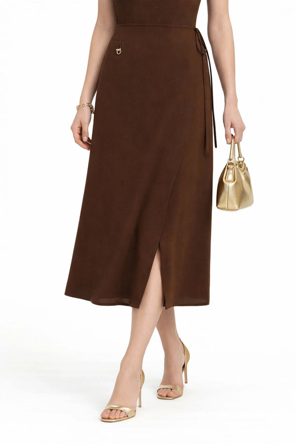 Saige V-Neck Vestido