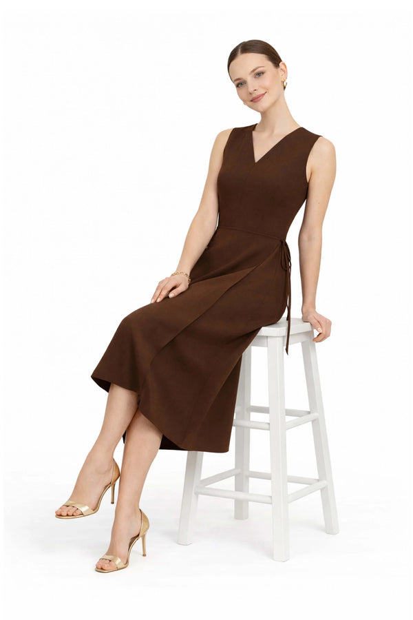 Saige V-Neck Vestido