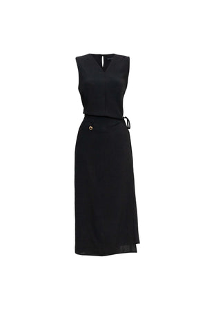 Saige V-Neck Vestido