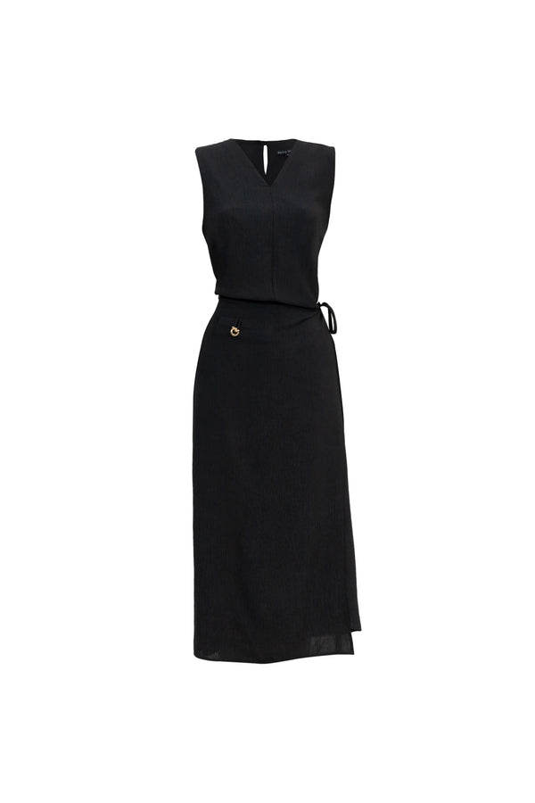 Saige V-Neck Vestido