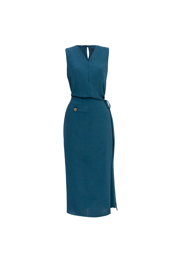 Saige V-Neck Vestido