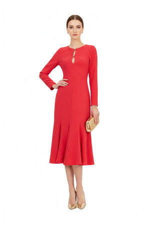 Melissa Flare Midi Vestido