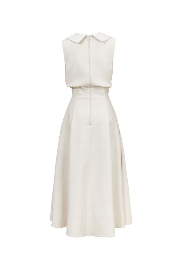 Antonia Notch-Lapel Double-Breasted Midi Vestido 526276HUE