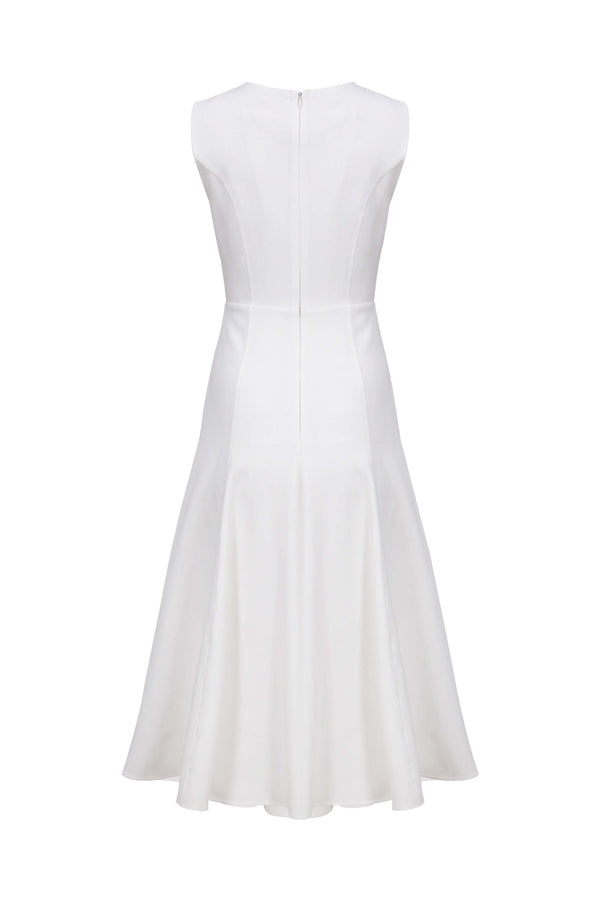 Gala Flap Pocket Midi Vestido 526304 HUE