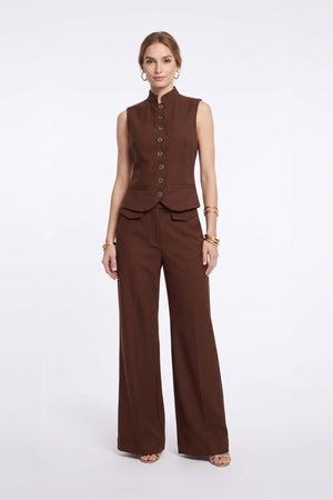Victoria High-Neck Tailored Chaleco 501555 CAF
