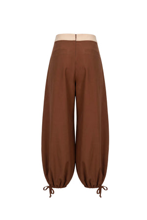 Cassandra Contrast Waistband Drawstring Balloon Pantalón 532182 COG