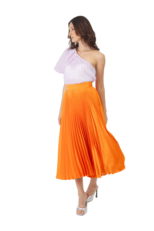 Leilani One-Shoulder Blusa