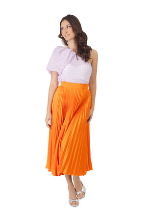 Renata Pleated Midi Falda
