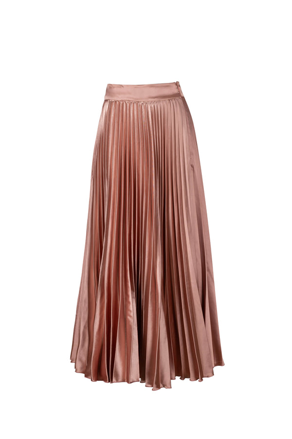 Anaís Pleated Midi Falda