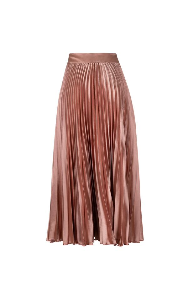 Anaís Pleated Midi Falda