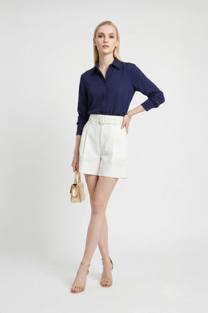 Ximena Printed Belted Short