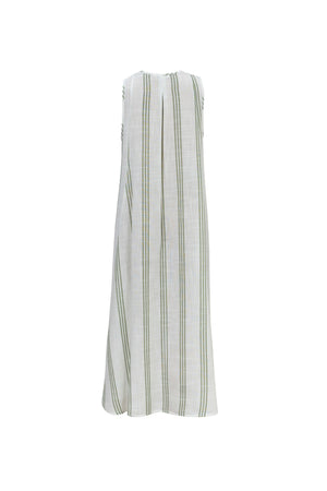 Gala Striped High-Low Sleeveless Blusa 554281 SAG