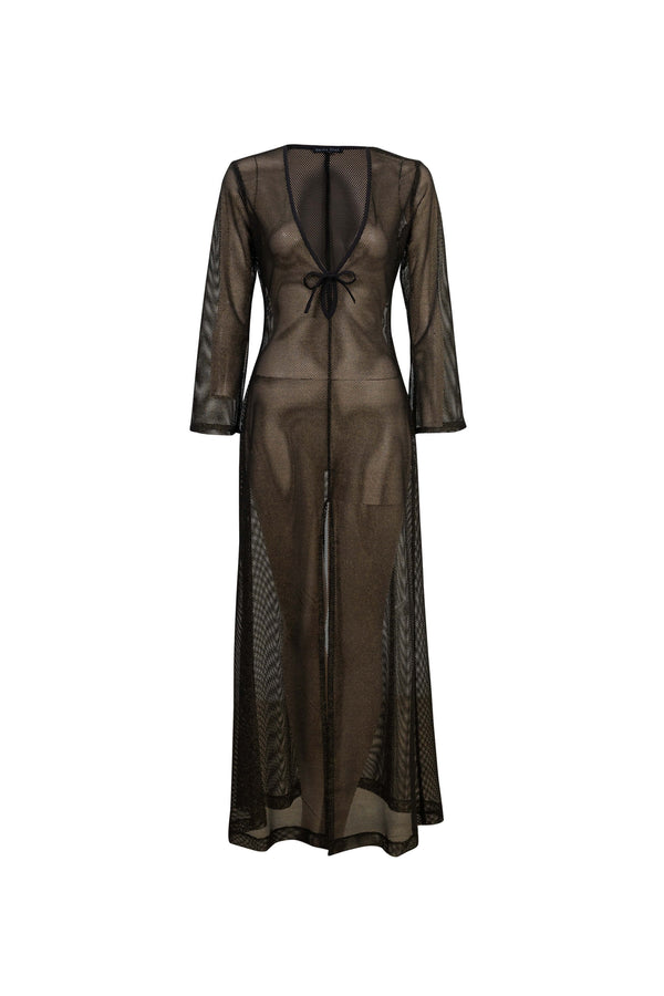 Elena Tie Front Maxi Salida Baño 570062 DOR