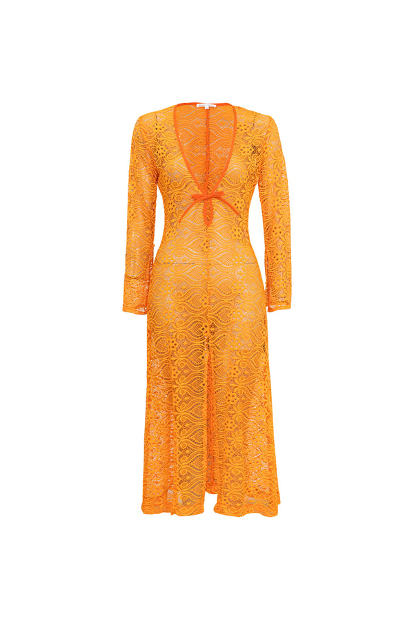 Elena Tie Front Maxi Salida Baño 570062 NAR