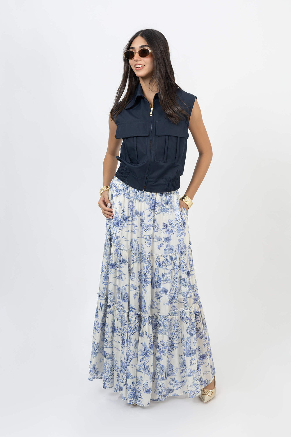 Falda - 740920 - AZU