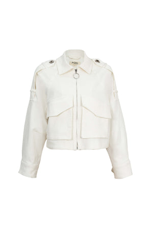 Victoria Utility Cropped Chamarra 700488 HUE