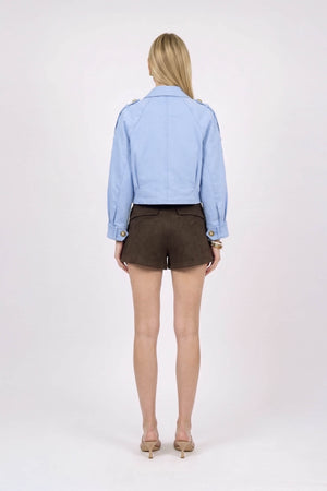 Victoria Utility Cropped Chamarra 700488 CIE