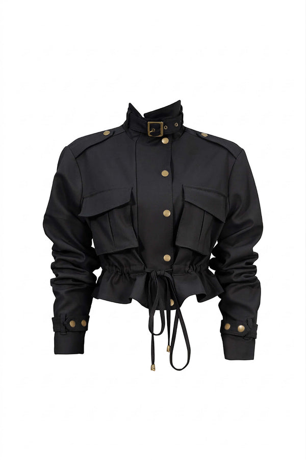 Cassandra Cropped Utility Jacket 700495 NEG