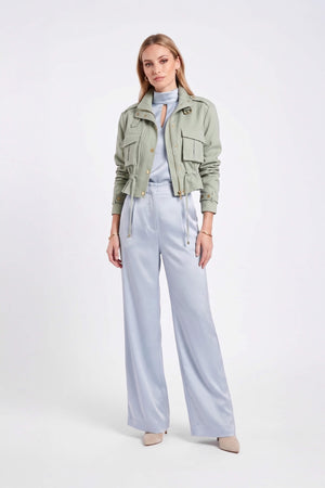Cassandra Cropped Utility Jacket 700495 MUS