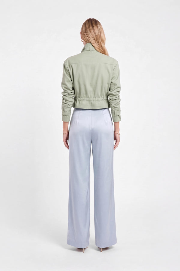 Cassandra Cropped Utility Jacket 700495 MUS