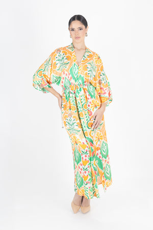 Kali Kaftan Maxi Vestido