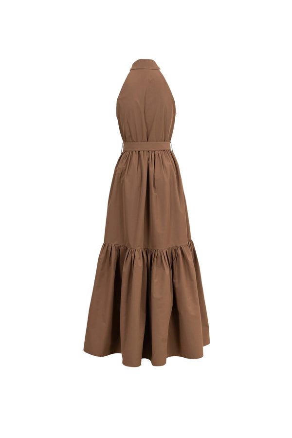 Aurelia Halter Maxi Vestido