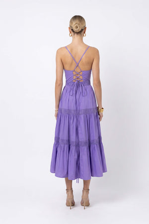 Alessia Strappy Tiered Maxi Dress 723053LIL