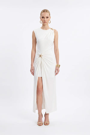 Esther Starfish Drape Vestido 723055 HUE