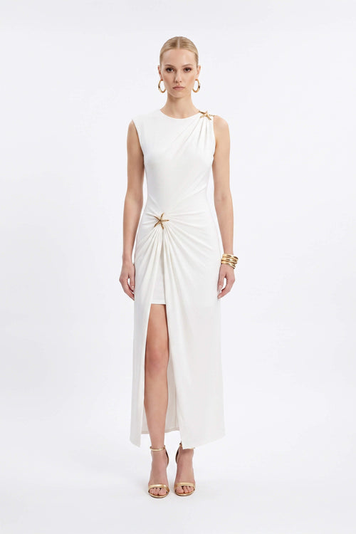 Esther Starfish Drape Vestido 723055 HUE