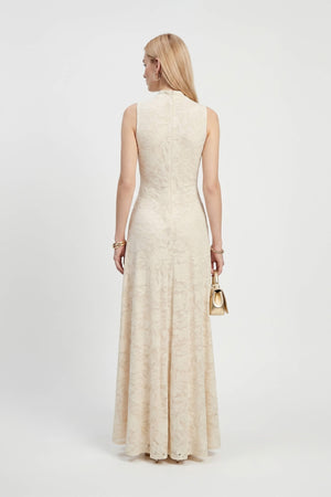 Amalia Cutout High-Neck Maxi Vestido 723081