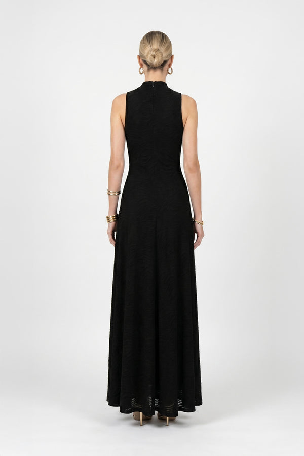 Amalia Cutout High-Neck Maxi Vestido 723081