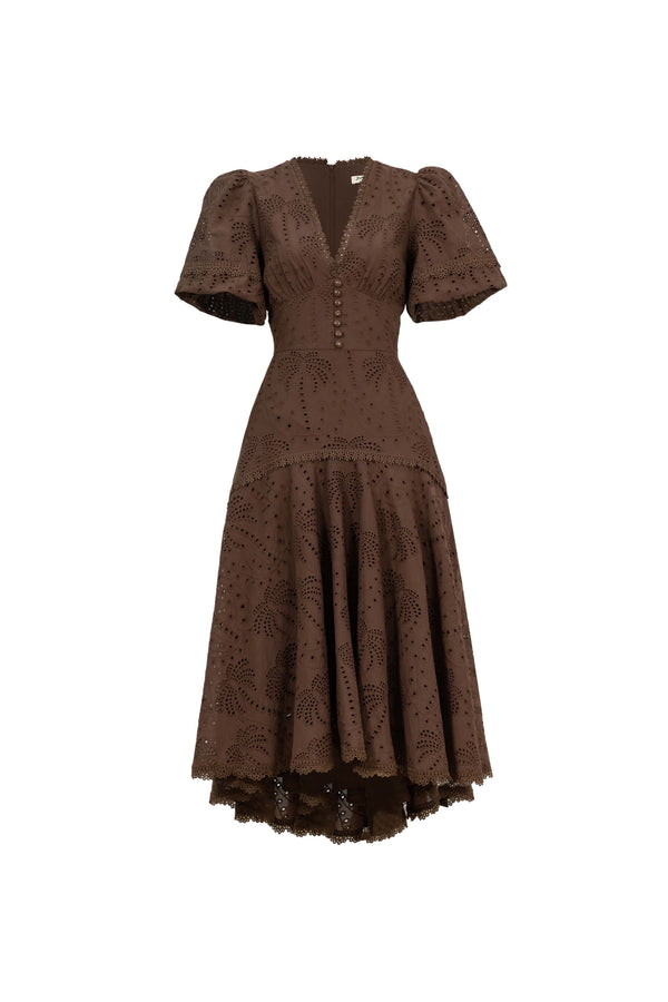 Andalucía Troquelado  Midi Dress